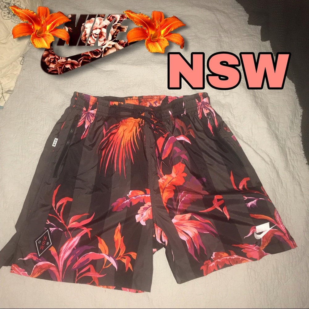 Nike NSW sportswear floral loose-fit Sz XL